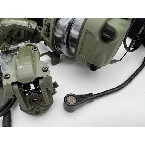 6TH GEN TACTICAL HEADSET тактическая гарнитура, звукосниматель и шумоподавление, активные в Уфе
