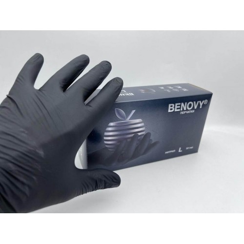 BENOVY MULTICOLOR НИТРИЛ медицинские цветные перчатки в Уфе