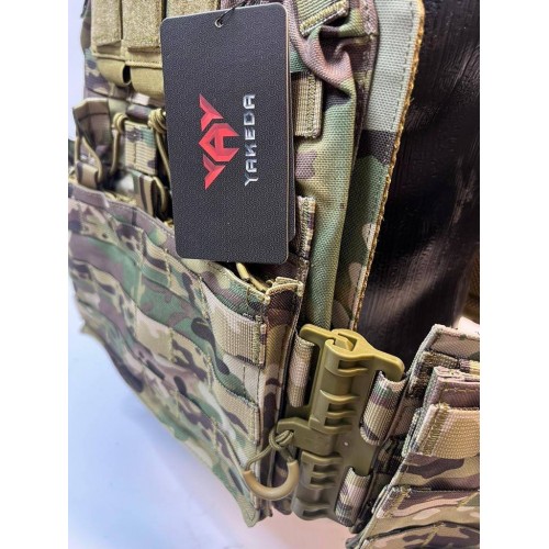 Жилет (плитник быстросъёмный YAKEDA original /разгрузка)2 с подсумками на спине в Уфе