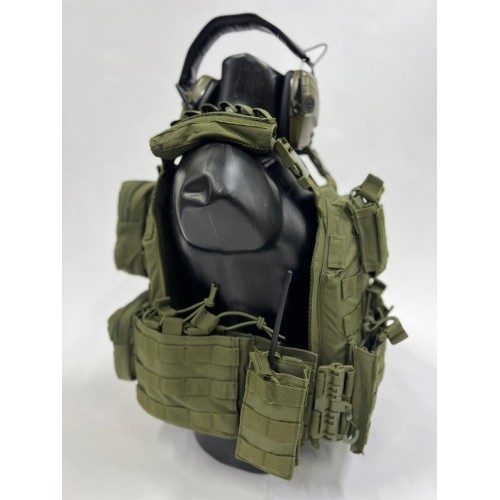 Жилет (плитник быстросъёмный YAKEDA/разгрузка)2 с подсумками на спине в Уфе