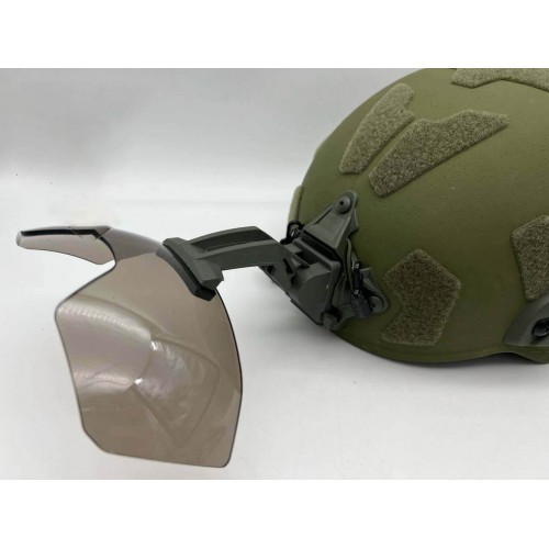 Откидные флип очки с кронштейном на шрауд для тактического шлема в Уфе