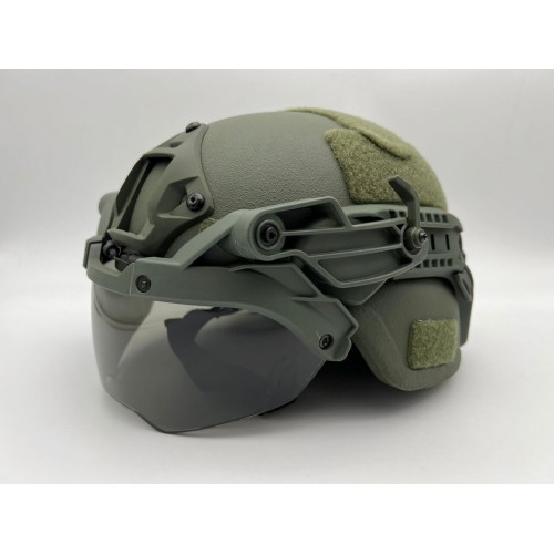 Откидные тактические нашлемные очки с креплением для шлема FAST/MICH/Ops-Core и другим моделям современных тактических шлемов в Уфе