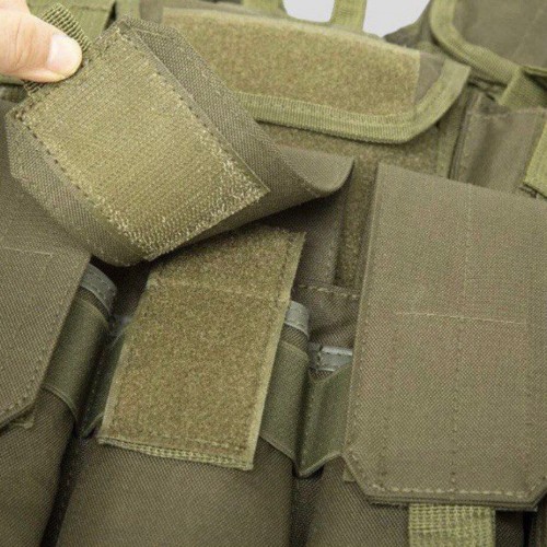 Тактический разгрузочный жилет «5 / пять карманов» с подсумками Tactical Molle Plate Carrier для съемных бронепластин в Уфе