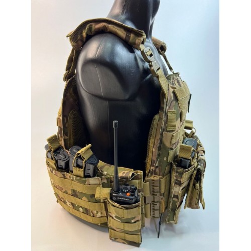 Жилет (плитник быстросъёмный/разгрузка) с возможностью установки боковых плит или боковых баллистических пакетов в Уфе