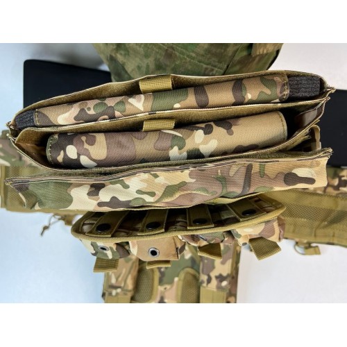 Жилет (плитник быстросъёмный/разгрузка) с возможностью установки боковых плит или боковых баллистических пакетов в Уфе